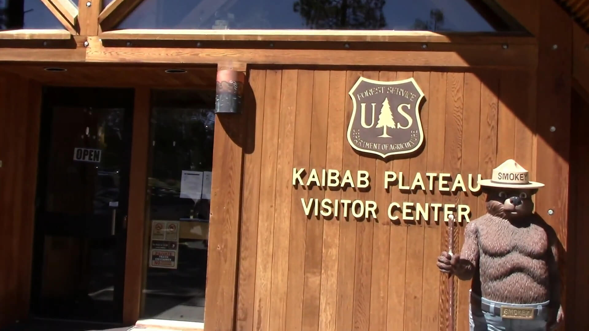 Entrance to the Kaibab Plateau Visitor Center